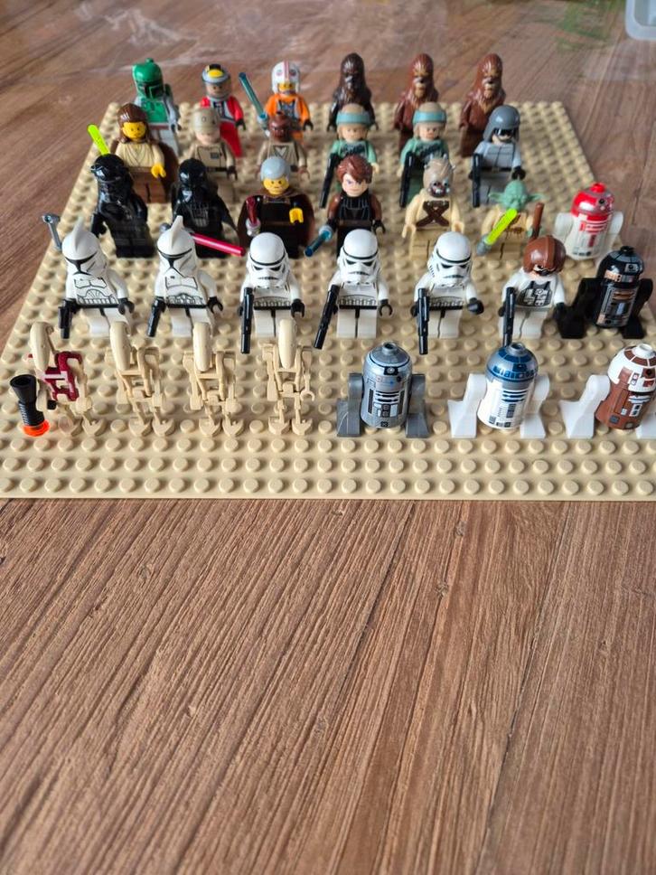 33 Lego Star Wars figuren, Kinderen en Baby's, Speelgoed | Duplo en Lego, Gebruikt, Lego, Losse stenen, Ophalen