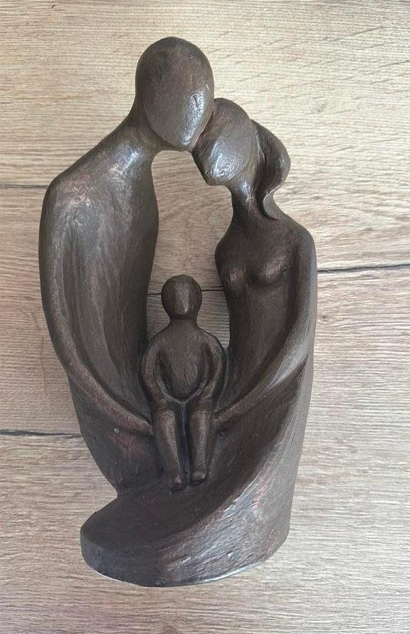 Beeld gesigneerd Geert Künen, Verzamelen, Beelden en Beeldjes, Verzenden, Gebruikt, Mens