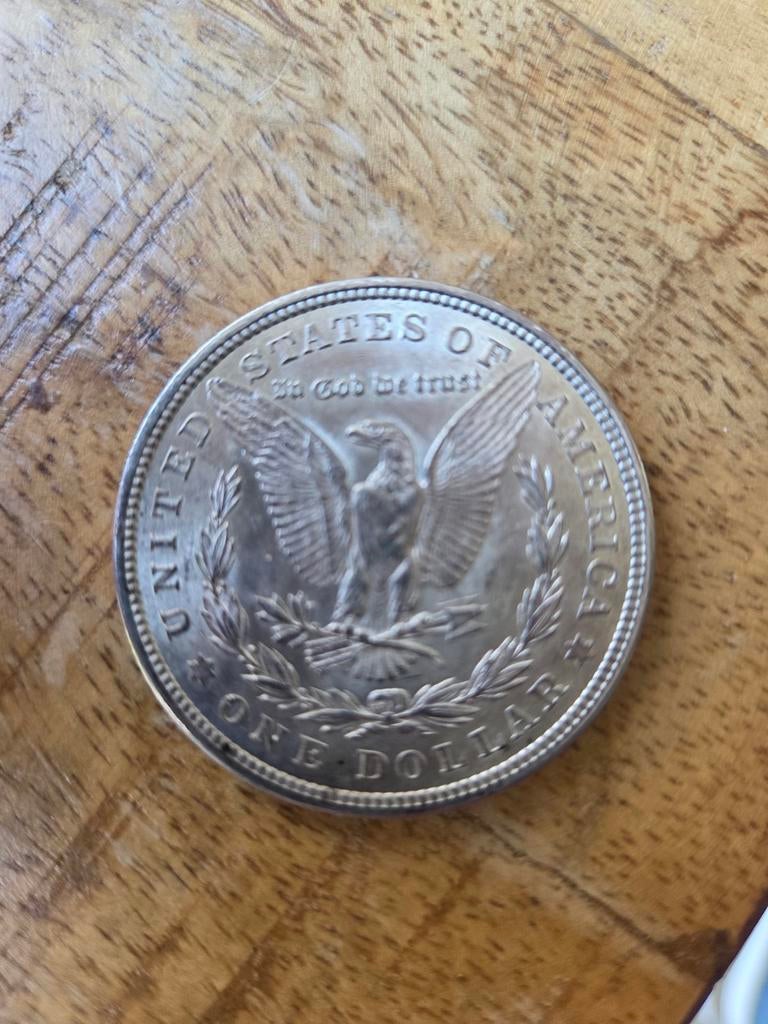 Zilveren Morgan dollar 1921, Postzegels en Munten, Munten | Amerika, Ophalen of Verzenden, Noord-Amerika