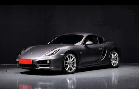 Stijlvolle grijze Porsche Cayman 2.7 uit 2013 model 981, Auto's, Porsche, LED verlichting, Achterwielaandrijving, Zwart, Cayman