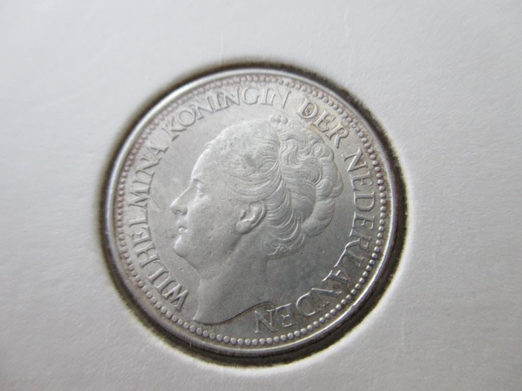 kwartje 1941, Zilver, 25 cent, Ophalen of Verzenden, Koningin Wilhelmina