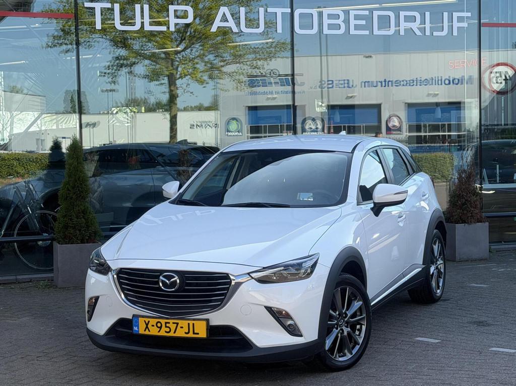 Mazda CX-3 2.0 SkyActiv-G 120 GT-Luxury 2017 Head-up Leder, Auto's, Mazda, Voorwielaandrijving, 1998 cc, Gebruikt, Euro 6
