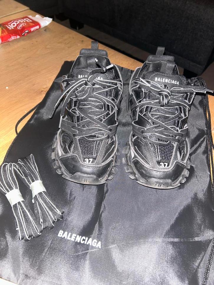 Balenciaga Track Sneakers Zwart - Maat 37, Kleding | Dames, Schoenen, Zo goed als nieuw, Sneakers of Gympen, Zwart, Ophalen of Verzenden
