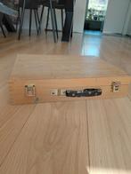 Houten koffer voor hobbyschilders, Hobby en Vrije tijd, Schilderen, Ophalen of Verzenden