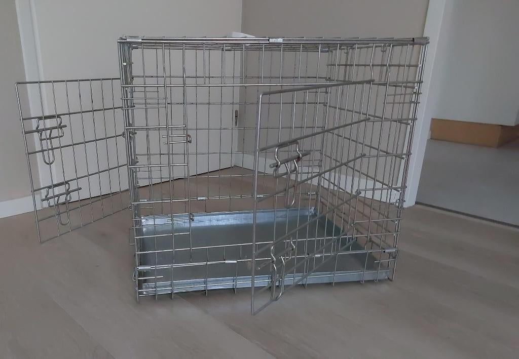 M metalen bench voor hond met handvat en inklapbaar, Dieren en Toebehoren, Ophalen of Verzenden, Zo goed als nieuw