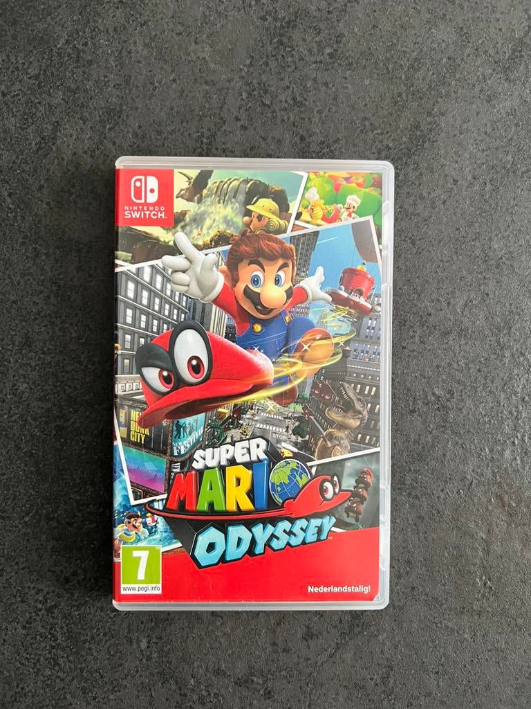 Super Mario Odyssey Nintendo Switch game, Spelcomputers en Games, Ophalen of Verzenden, Zo goed als nieuw, Zonder controller, Switch Original