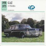 Autokaart Gaz 13 Tsjaika ( 1958 - 1975 ), Ophalen of Verzenden, Zo goed als nieuw, Auto's
