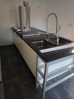 Poggenpohl keuken met kookeiland en 5 hoge kasten, Huis en Inrichting, Ophalen, Gebruikt, Wit, Overige typen