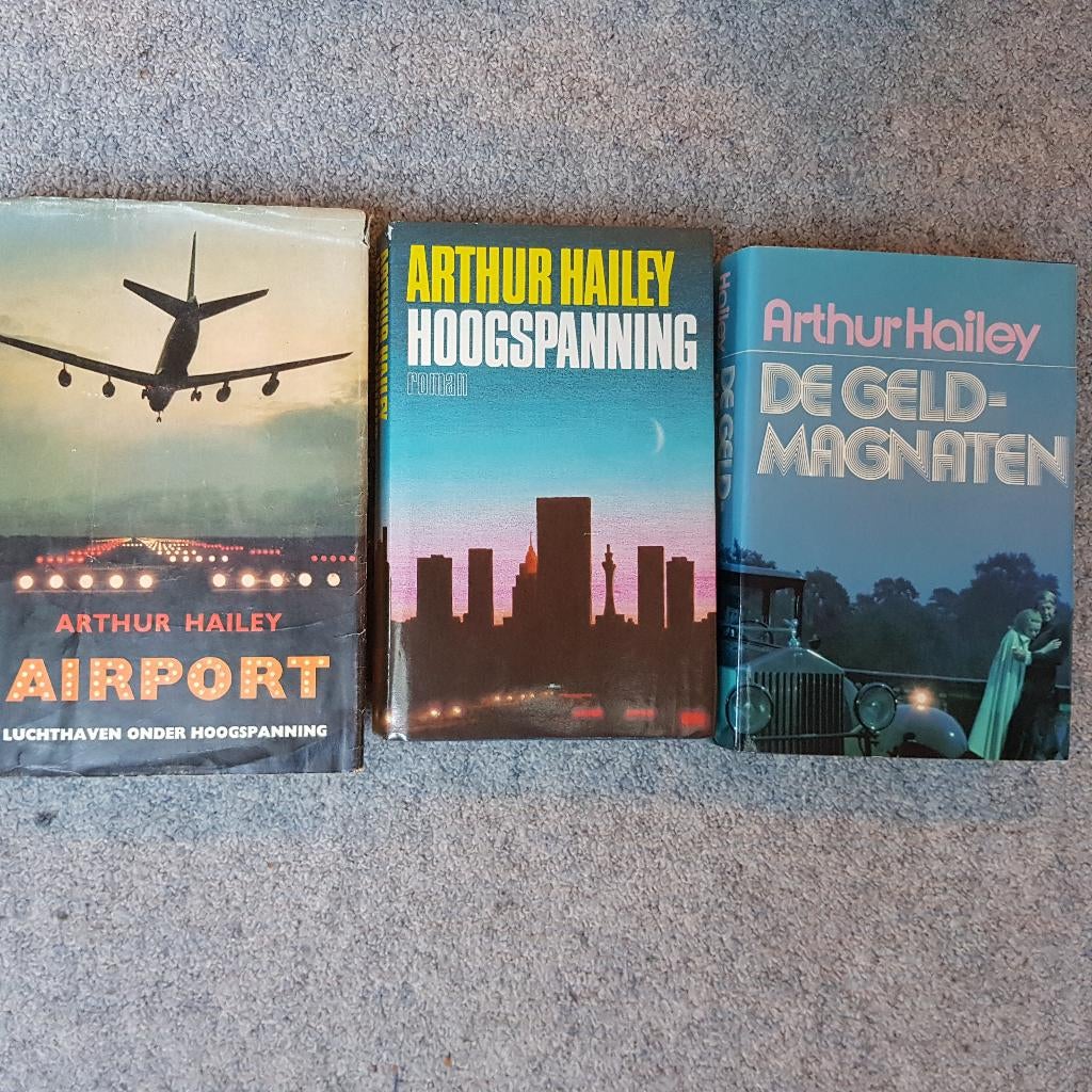 3 Romans van Arthur Hailey, Ophalen of Verzenden, Zo goed als nieuw, Arthur Hailey