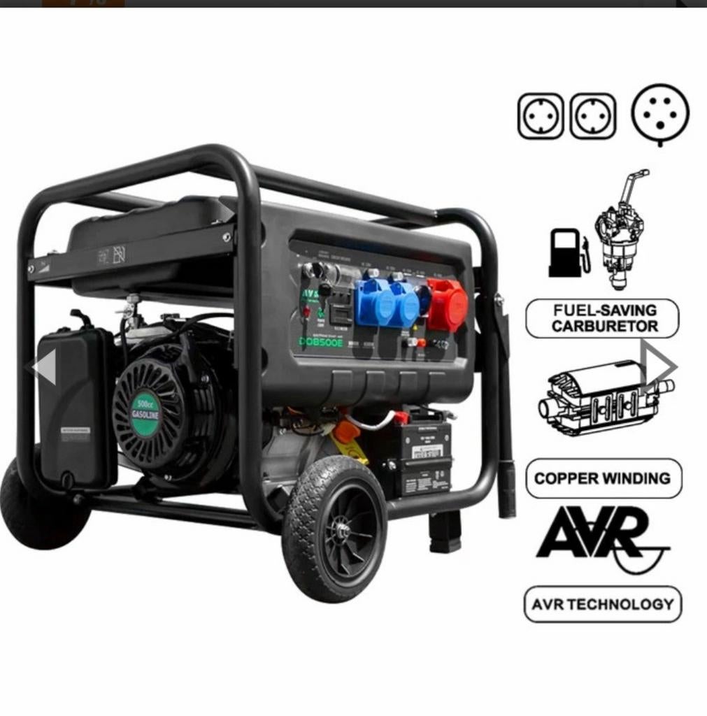 D'orly 8Kwh generator 16A - Zo goed als nieuw, Ophalen of Verzenden, Zo goed als nieuw