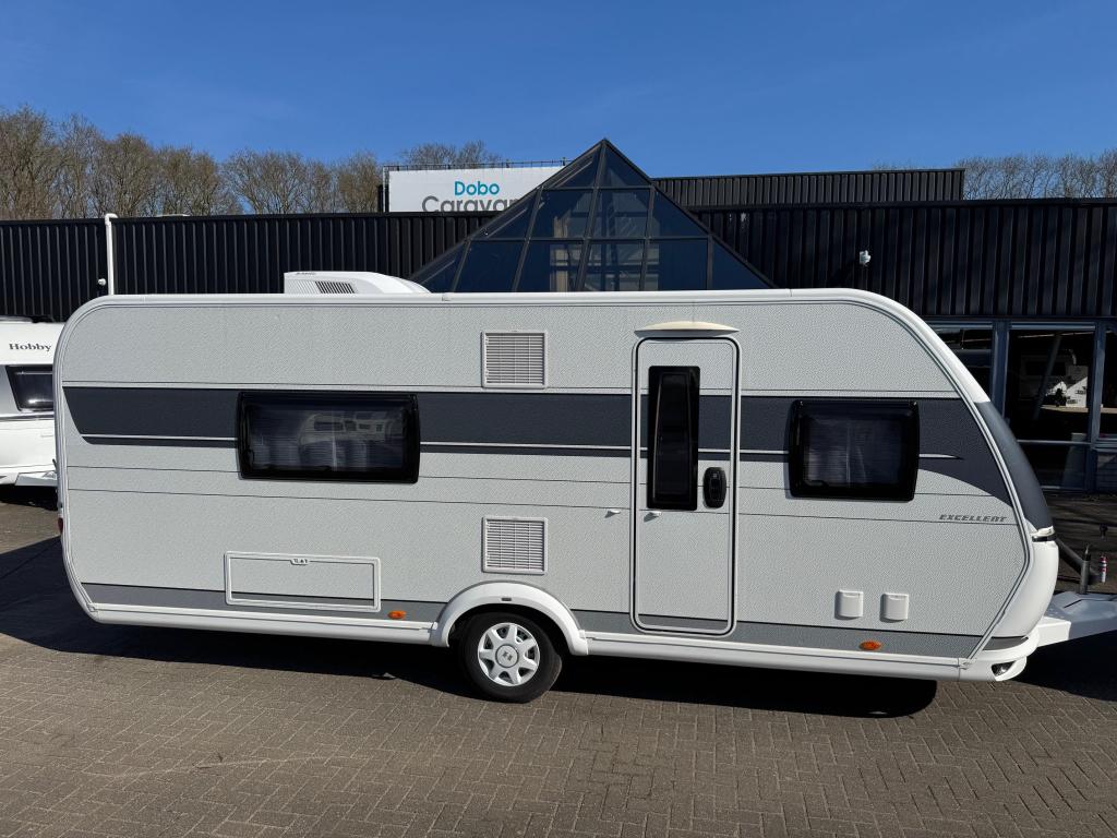 Hobby Excellent 560 WFU 2021 | Grote badkamer | Airco, Caravans en Kamperen, Rondzit, Hobby, Bedrijf, Overige typen