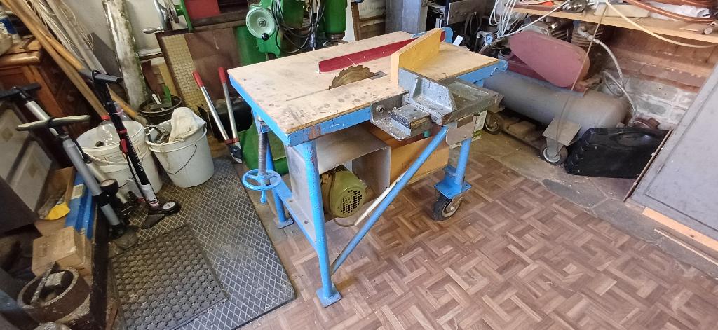 zaagtafel, Doe-het-zelf en Verbouw, Gereedschap | Zaagmachines, Ophalen, Gebruikt, Cirkelzaag, 30 tot 70 mm