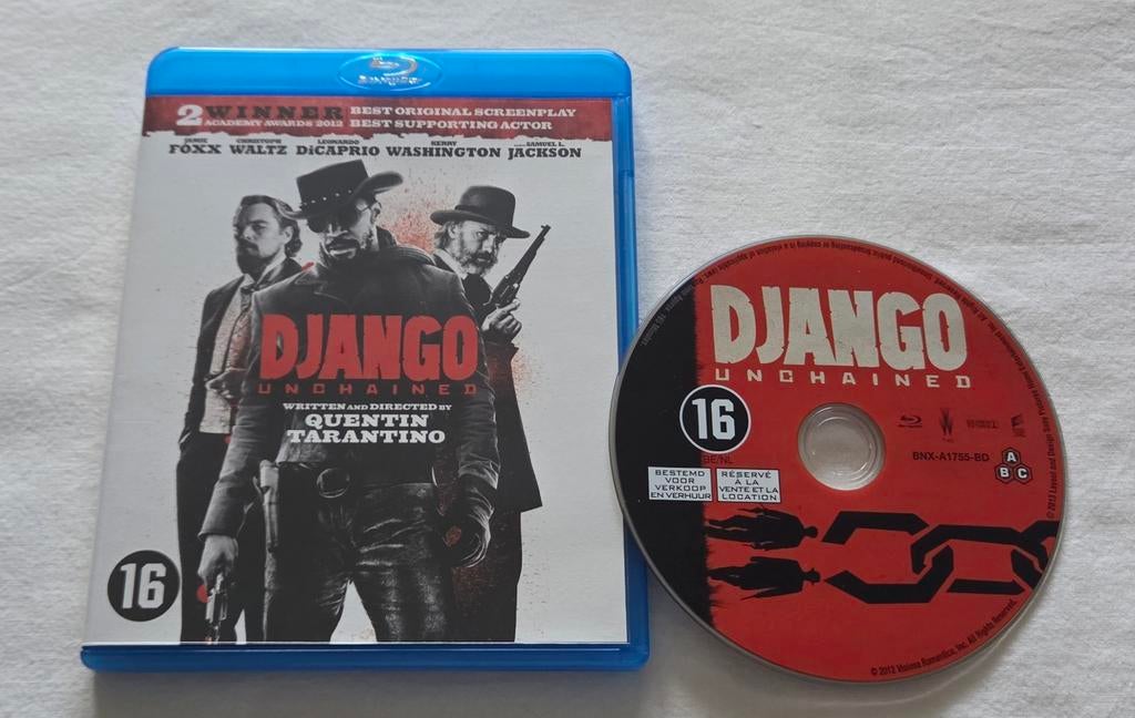 Django Unchained/Actie/Blu-ray, Ophalen of Verzenden, Zo goed als nieuw, Actie