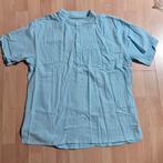 Nieuw lichtblauw overhemd  maat XL. Okselmaat 56 cm., Ophalen of Verzenden, Nieuw, Blauw, Halswijdte 43/44 (XL)