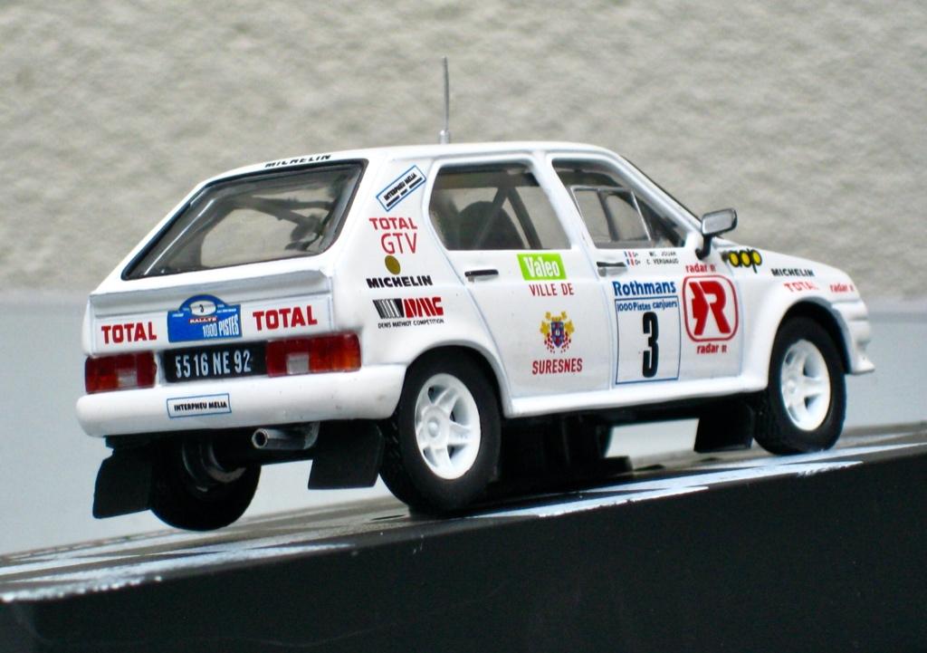 Miniature Virate 1/43 Visa 1000 Pistes - Rallye Monte-Carlo 1987 Carole Vergnaud (VTK192)