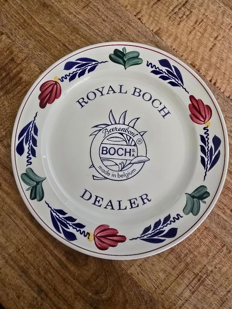 boerenbont wand bord royal boch Dealer, Ophalen of Verzenden, Zo goed als nieuw, Bord(en), Aardewerk