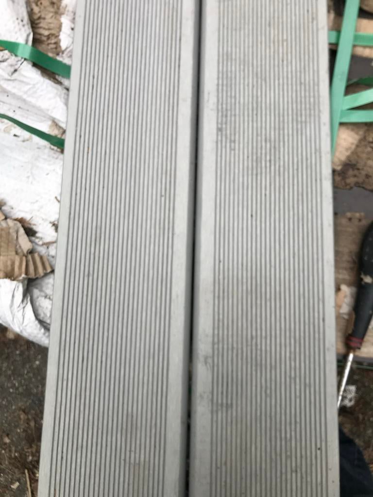 Composiet planken 3,6m x 150mm grijs/chocola, Ophalen, Nieuw, Composiet