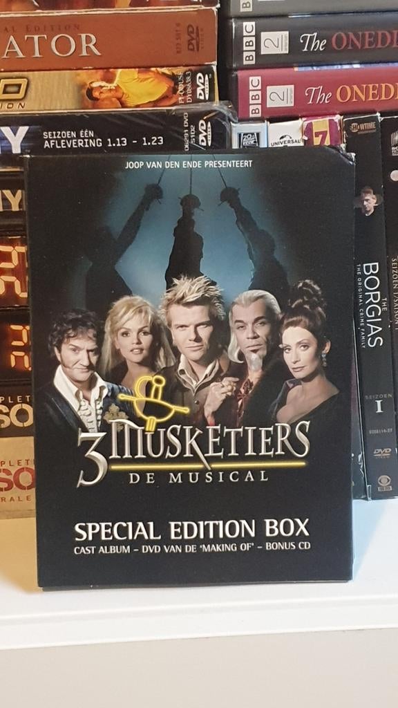 3 Musketiers De Musical - Special Edition Box DVD, Alle leeftijden, Ophalen of Verzenden, Gebruikt, Boxset