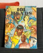 Vintage boek 101 heads, Hobby en Vrije tijd, Tekenen, Ophalen of Verzenden, Gebruikt, Boek of Gids