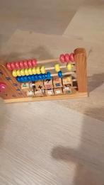 Tel raampje houten oud telraampje met klokje, Ophalen of Verzenden, Gebruikt