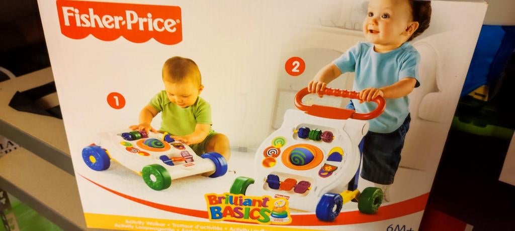 Fisher-Price Brilliant Basics Activity Walker, Kinderen en Baby's, Speelgoed | Fisher-Price, Ophalen of Verzenden, Nieuw, Duw- of Trekspeelgoed