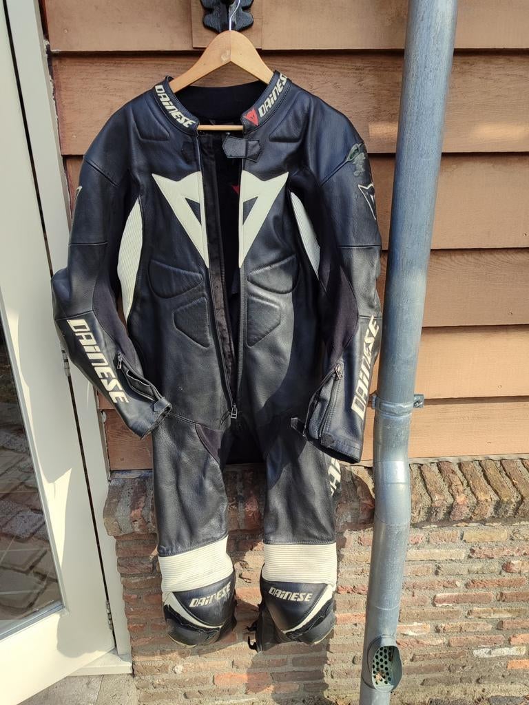 Eendelig motorpak dainese, Motoren, Kleding | Motorkleding, Ophalen, Tweedehands, Combipak