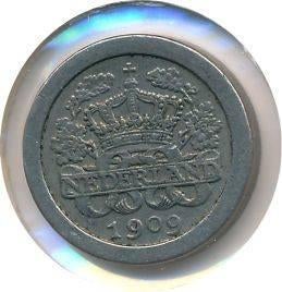 Nederland, 5 cent 1909