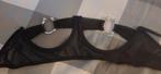 Sexy setje bh en string met metalen ringen, open cups, nieuw, Kleding | Dames, Ondergoed en Lingerie, Onbekend, Verzenden, Zwart