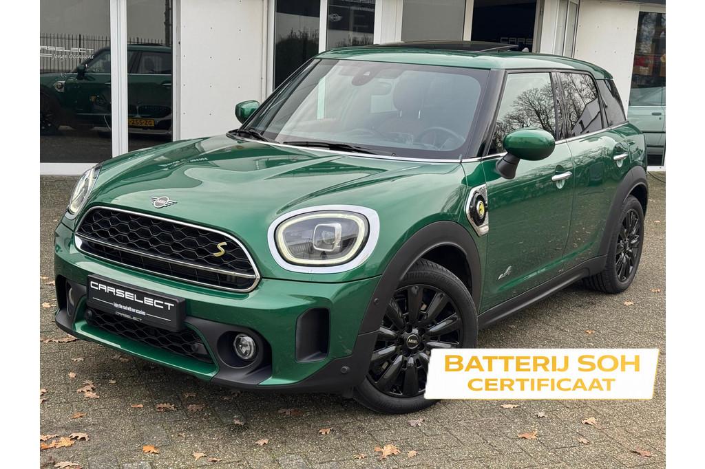 MINI Countryman 2.0 Cooper SE ALL4 Classic Trim Panoramadak, Gebruikt, Countryman, Met garantie (alle), Bruin