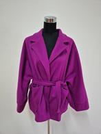 Jas58 - Fuchsiakleurig Azzurro jasje maat 42 (1), Kleding | Dames, Ophalen of Verzenden, Zo goed als nieuw, Maat 42/44 (L), Blauw