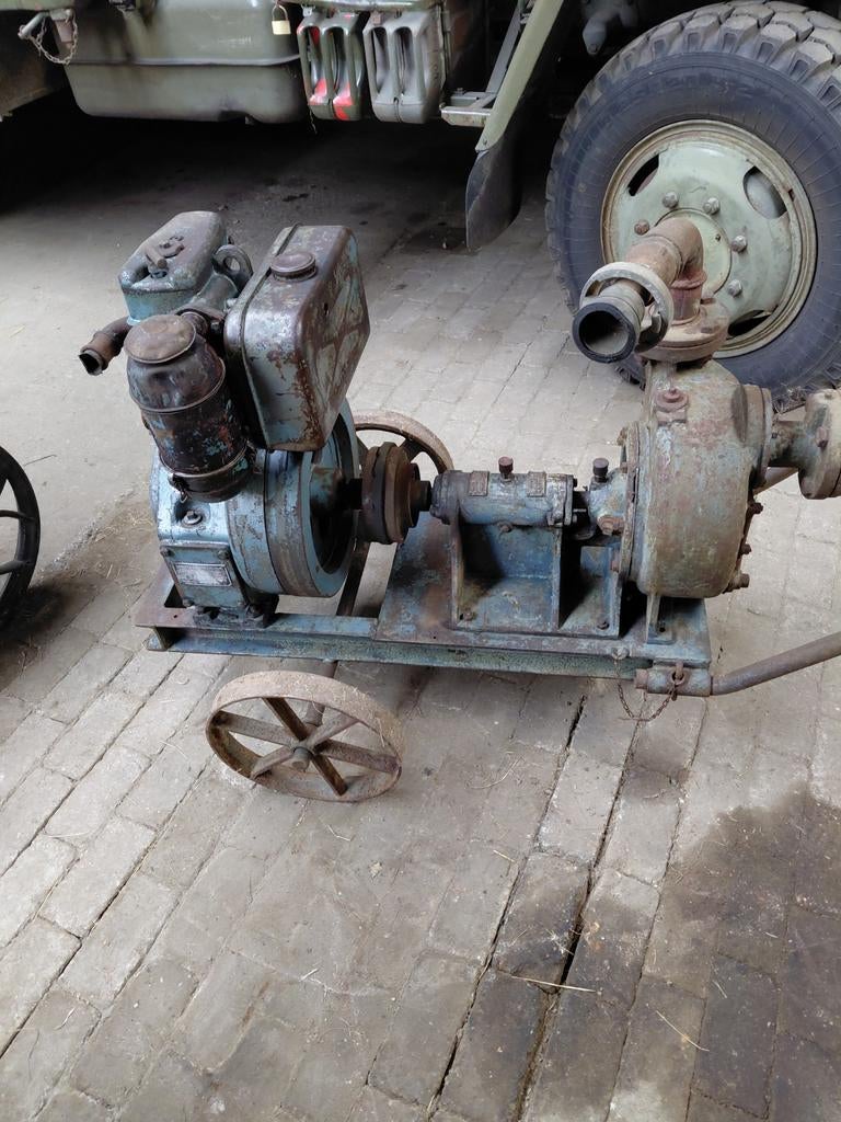 Stationaire motor Samofa, Doe-het-zelf en Verbouw, Motoren, Ophalen, Gebruikt, Dieselmotor, Minder dan 1400 rpm