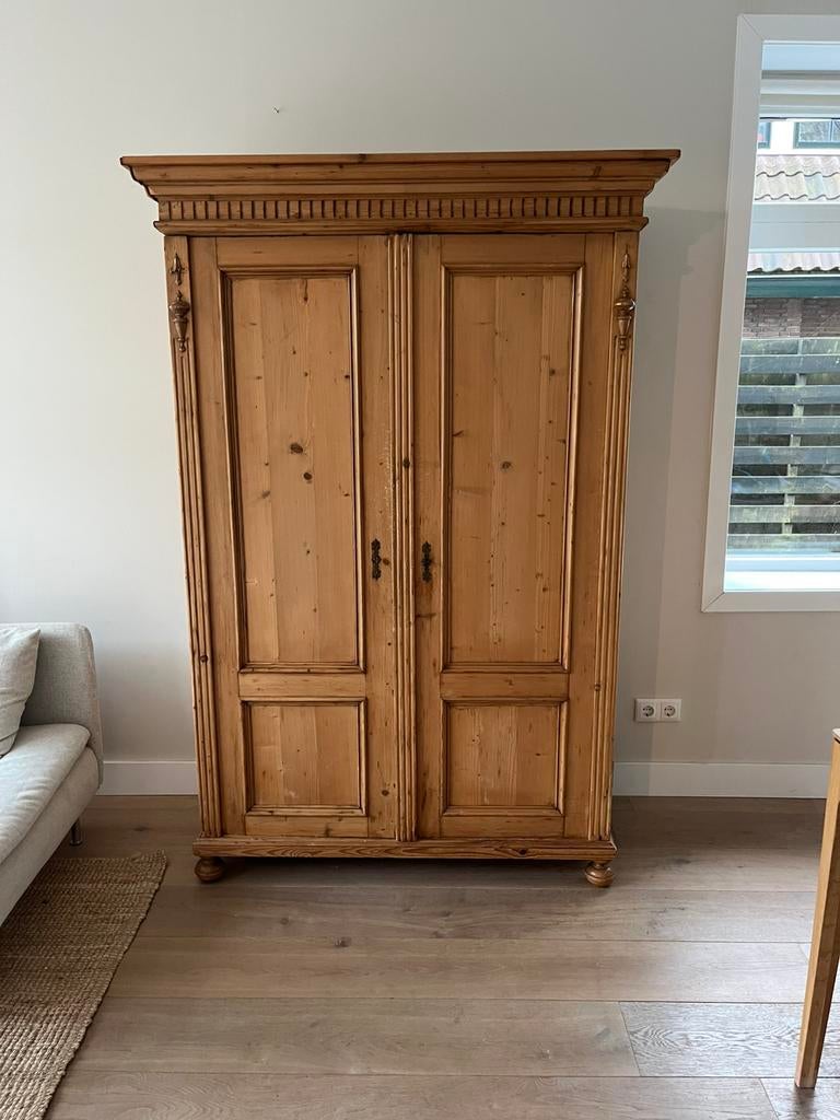 Mooie grenen meidenkast izgst. vintage, Antiek en Kunst, Antiek | Meubels | Kasten, Ophalen