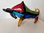 Prachtige Murano-stijl Glazen Stier 44cm, Ophalen of Verzenden