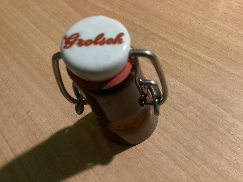 Vintage Grolsch bier flesopener, Ophalen of Verzenden, Zo goed als nieuw, Flesopener, Grolsch
