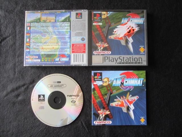 Air Combat PS1 Playstation 1, Gebruikt, 1 speler, Racen en Vliegen, Ophalen of Verzenden