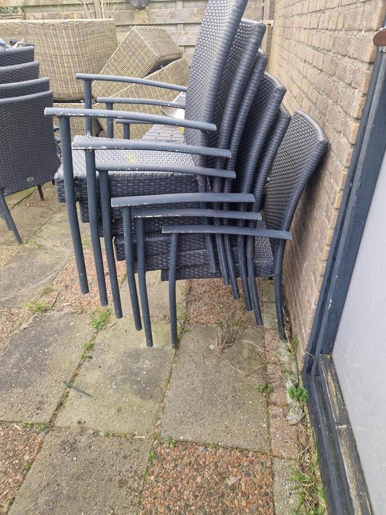 Stapelbare tuinstoelen, Tuin en Terras, Tuinstoelen, Ophalen of Verzenden