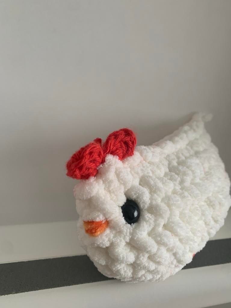 Schattige gehaakte kip, Ophalen of Verzenden, Nieuw, Knutselwerk