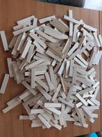 Houten speelblokjes met opbergkist, Ophalen of Verzenden