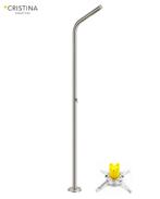 Cristina vrijstaande design douche collum, RVS, Niet ingevuld, Niet ingevuld, Nieuw, Ophalen of Verzenden