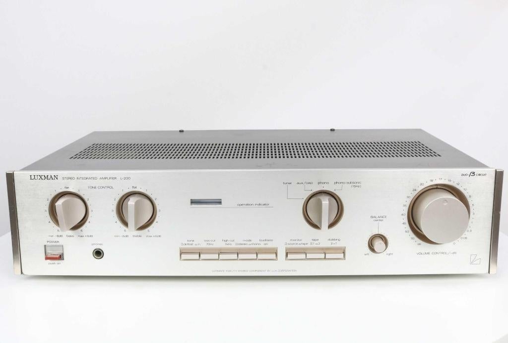 LUXMAN Stereo Amplifier L-200, Audio, Tv en Foto, Versterkers en Receivers, Overige merken, Gebruikt, Ophalen of Verzenden, 60 tot 120 watt