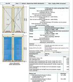 Nieuwe aluplast balkondeuren met HR+++, Kunststof, Deurkozijn, Nieuw, Ophalen of Verzenden