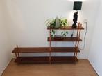 Retro vintage stokkenkast - Breed 150 cm, Huis en Inrichting, Met plank(en), Gebruikt, 100 tot 150 cm, 150 tot 200 cm