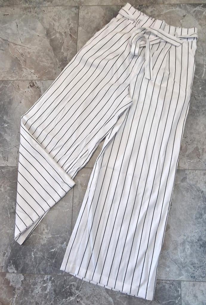 Groggy (JBC) Wide Leg Pantalon - Gestreept - Maat 36, Kleding | Dames, Ophalen of Verzenden, Zo goed als nieuw, Maat 36 (S), Lang