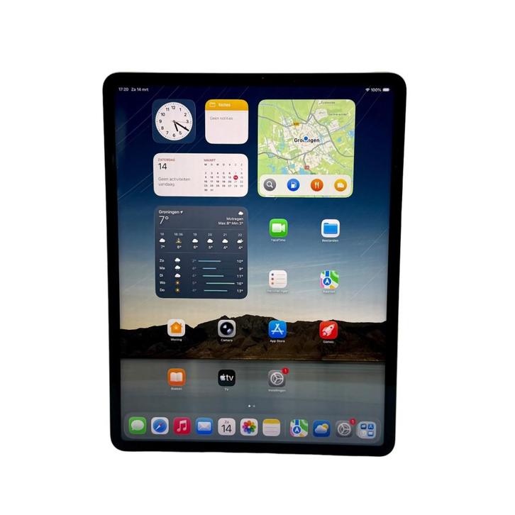 Apple iPad Pro 12.9-inch 2022 (6th) 128GB Space Gray Wi-Fi (, Computers en Software, Apple iPads, Zo goed als nieuw