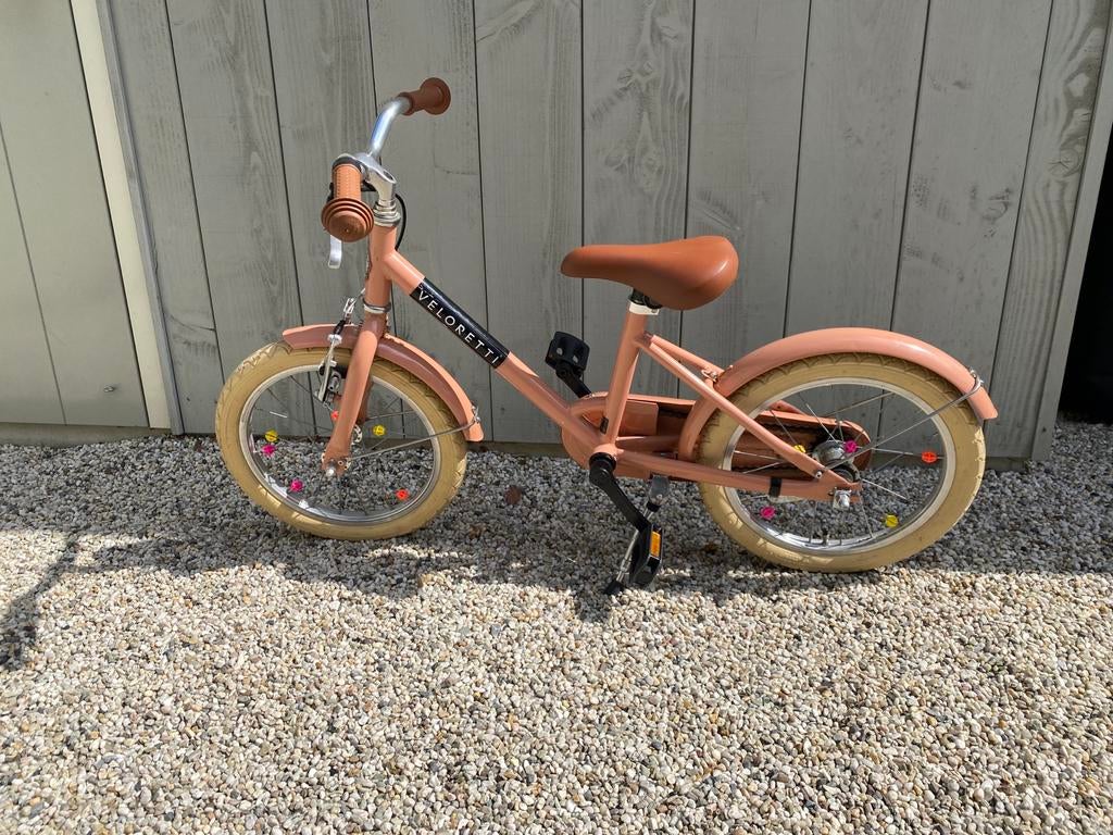 Roze Veloretti kinderfiets 16 inch, Fietsen en Brommers, Fietsen | Kinderfietsjes, Ophalen, Gebruikt, 16 tot 20 inch