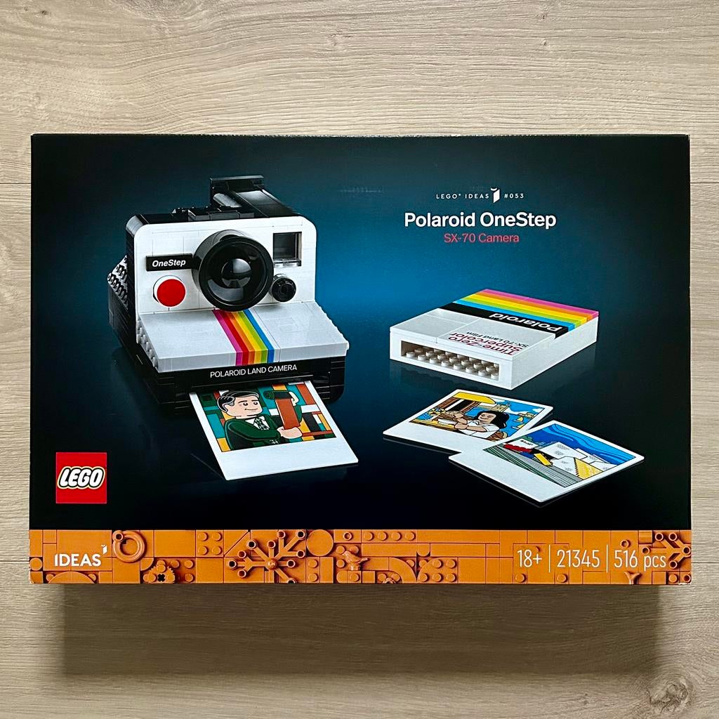 Lego 21345 Ideas Polaroid OneStop SX-70 Camera | Nieuw, Lego, Nieuw, Ophalen of Verzenden, Ideas