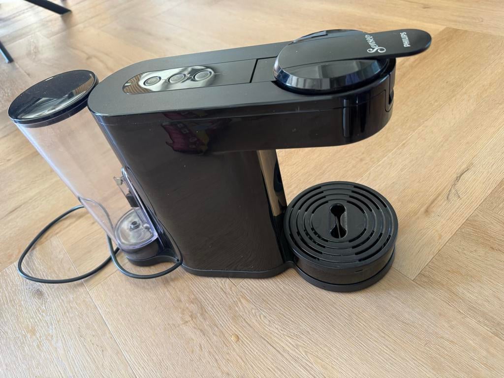 Philips Senseo Switch HD6592/64 Zwart 2-in-1 Koffiezetappara, Ophalen, Afneembaar waterreservoir, Gemalen koffie, Zo goed als nieuw