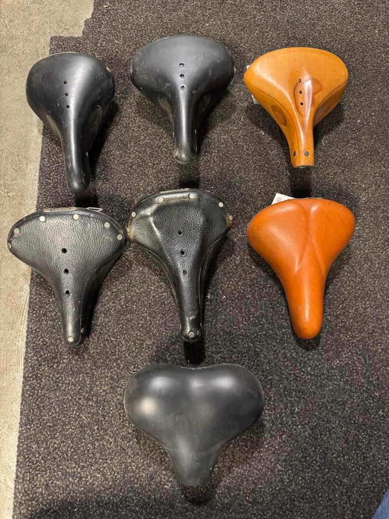 Zadel Collectie: Lepper, Brooks, Selle Royal - Nieuw & Gebru, Fietsen en Brommers, Fietsonderdelen, Ophalen, Nieuw, Algemeen, Zadel