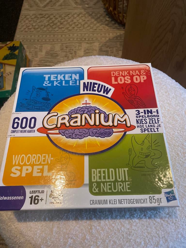 Cranium Bordspel - Nieuw en Compleet, Hobby en Vrije tijd, Gezelschapsspellen | Bordspellen, Drie of vier spelers, Ophalen of Verzenden