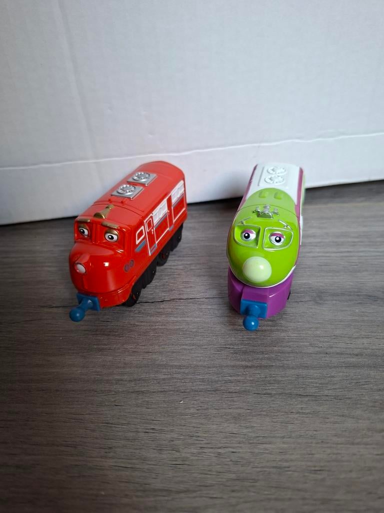 2 Chuggington treintjes, Ophalen of Verzenden, Gebruikt